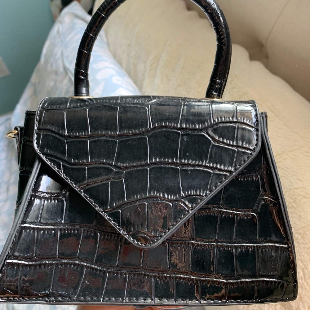 Mini black purse